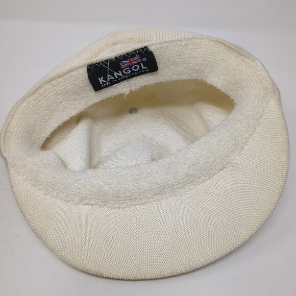 Kangol Fitted Cadet Army Cap Beige One Size Outdoor Vintage Made Great Britain - Picture 7 of 10